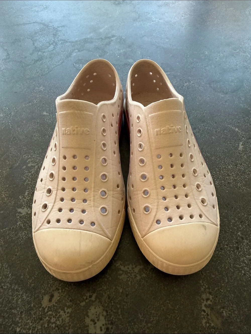 Native Slip-On Shoes in Light Blush